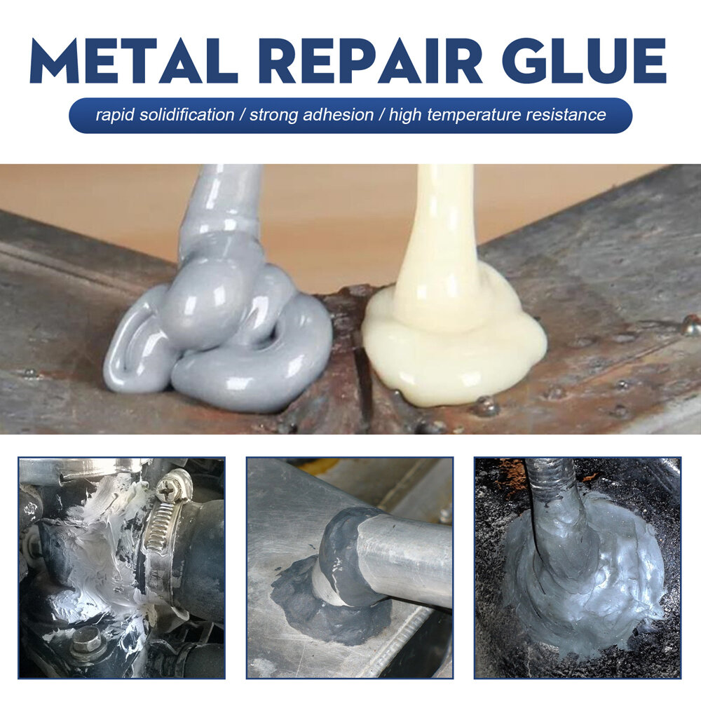 4/2PCS Magic Repair Glue AB Metal Cast Iron Repairing Glue